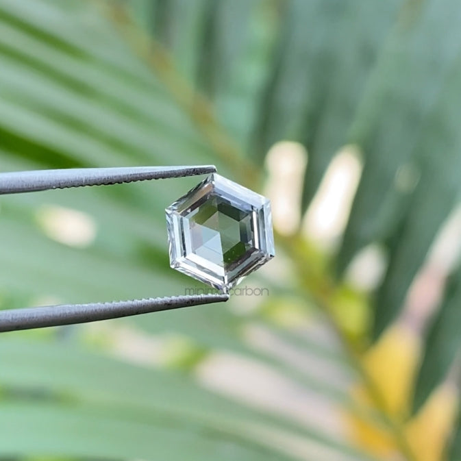 1.22 CT, 8.1 X 7.1 MM | Hexagon Cut Diamond | Lab Grown Diamond - Minimal Carbon