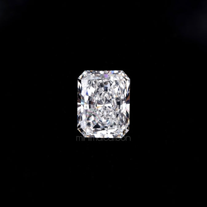 3.17 CT, 10.0 X 7.8 MM | Lab Grown Diamond | Radiant Cut Diamond - Minimal Carbon