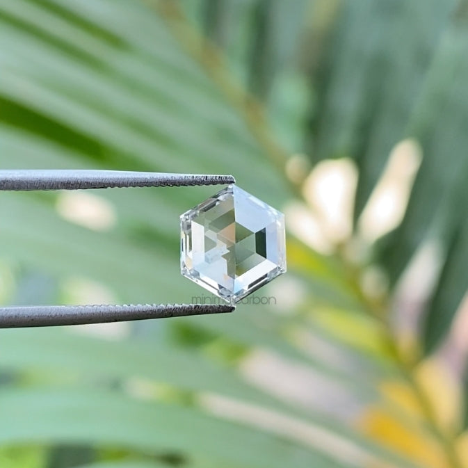 1.22 CT, 8.1 X 7.1 MM | Hexagon Cut Diamond | Lab Grown Diamond - Minimal Carbon
