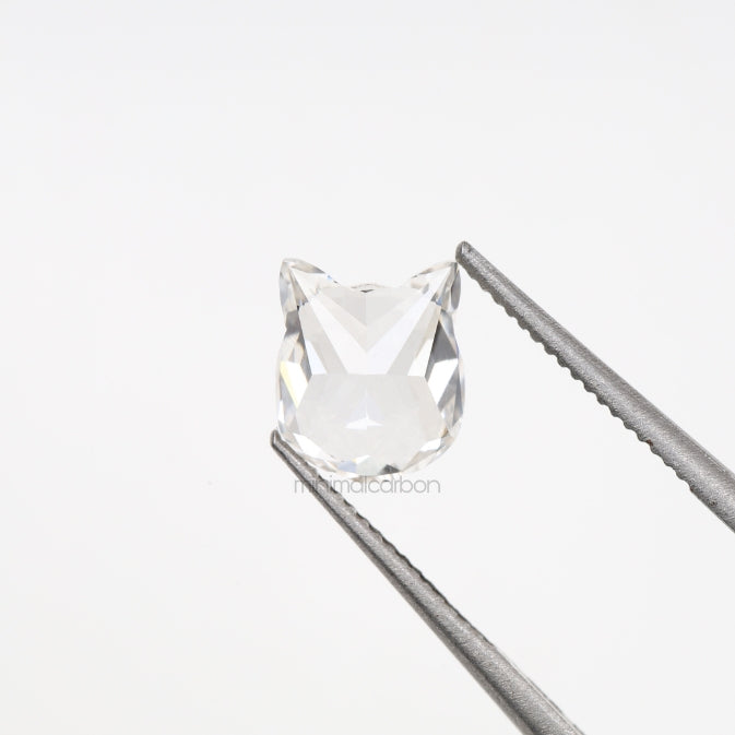 0.93 CT, 6.2 X 5.3 MM | Lab Grown Diamond | Cat Face Diamond - Minimal Carbon