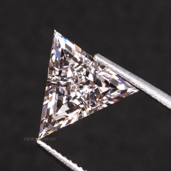 1.36 CT, 8.2 X 7.7 MM | Triangle Cut Diamond | Lab Grown Diamond - Minimal Carbon