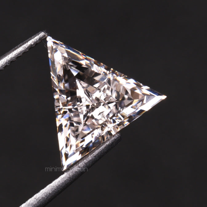 1.36 CT, 8.2 X 7.7 MM | Triangle Cut Diamond | Lab Grown Diamond - Minimal Carbon