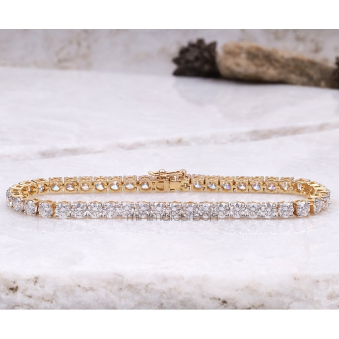 Diamond Tennis Bracelet - Minimal Carbon