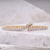 Diamond Tennis Bracelet - Minimal Carbon