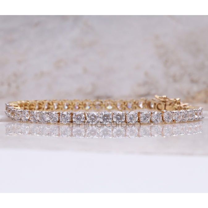 Diamond Tennis Bracelet - Minimal Carbon