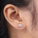 Diamond Stud Earrings - Minimal Carbon