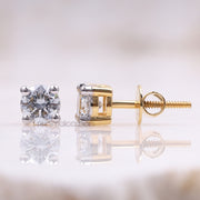 Diamond Stud Earrings - Minimal Carbon