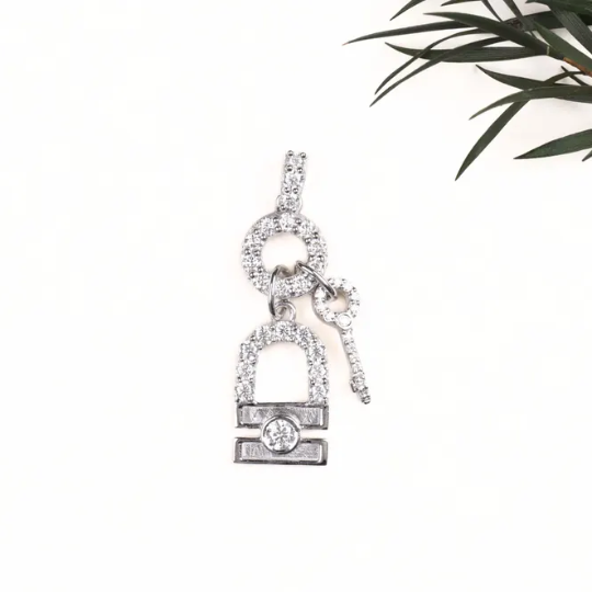 lock key pendant