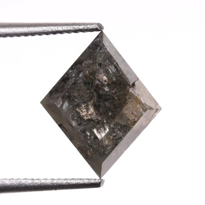 Loose Kite Cut Salt and Pepper Earth Mined Diamond