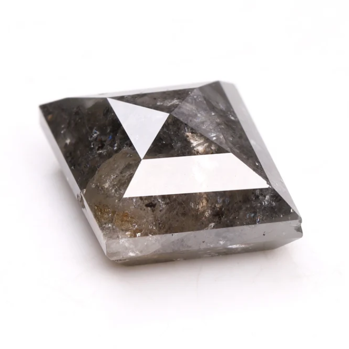 Loose Kite Cut Salt and Pepper Earth Mined Diamond