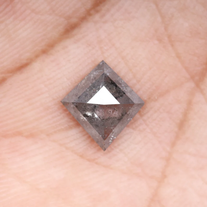 Loose Kite Cut Salt and Pepper Natural Earth Mined Diamond