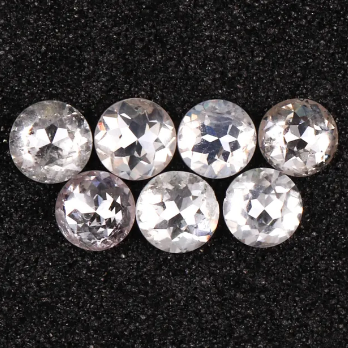 Loose Round Rose Cut White Natural Earth Mined Diamond - Minimal Carbon