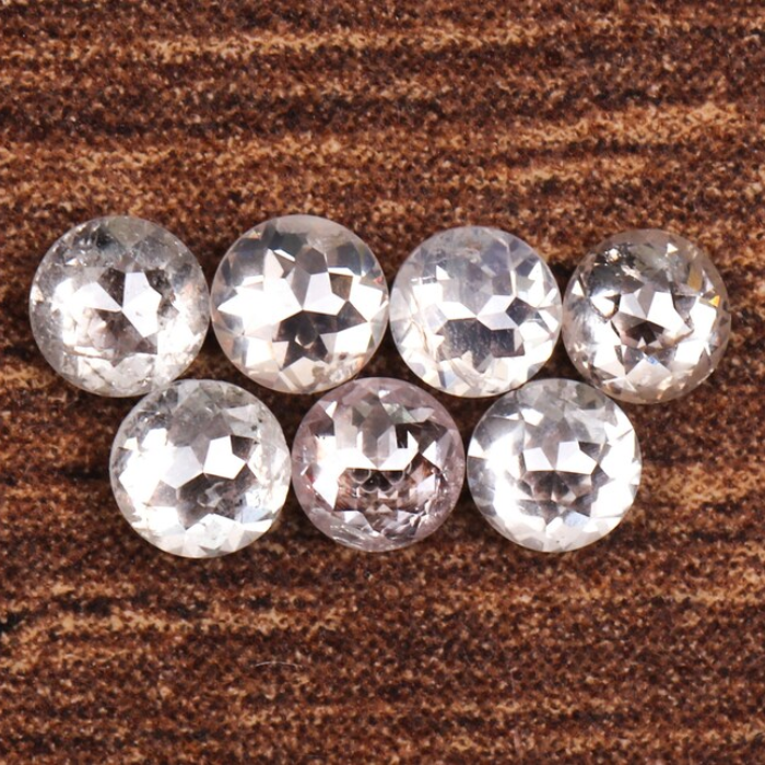 Loose Round Rose Cut White Natural Earth Mined Diamond - Minimal Carbon
