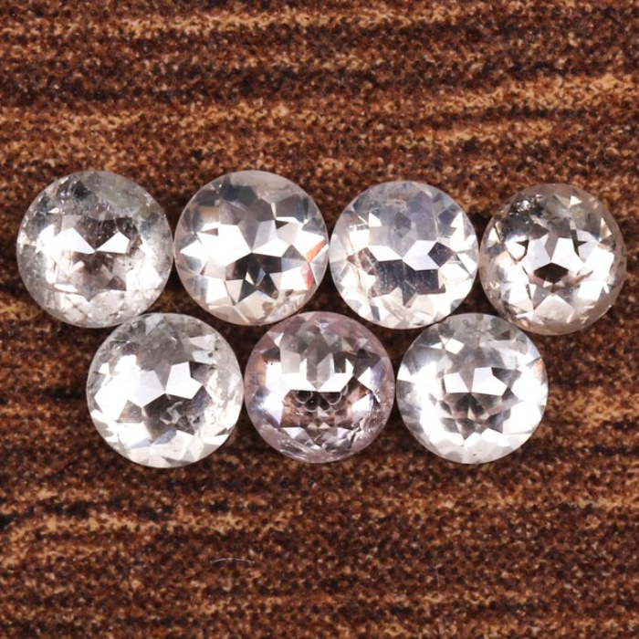 Loose Round Rose Cut White Natural Earth Mined Diamond - Minimal Carbon