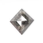 Loose Salt and Pepper Kite Cut Earth Mined Diamond