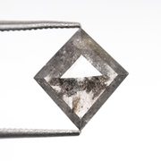Loose Salt and Pepper Kite Cut Earth Mined Diamond
