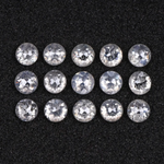 Milky White Natural Round Rose Cut Earth Mined Diamond