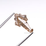 4.03 CT, 17.0 X 10.0 MM | Natural Diamond | Unique Cut Diamond - Minimal Carbon