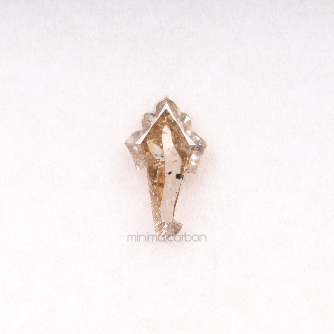 4.03 CT, 17.0 X 10.0 MM | Natural Diamond | Unique Cut Diamond - Minimal Carbon