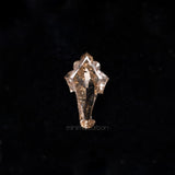 4.03 CT, 17.0 X 10.0 MM | Natural Diamond | Unique Cut Diamond - Minimal Carbon