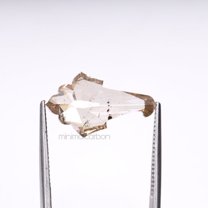 4.03 CT, 17.0 X 10.0 MM | Natural Diamond | Unique Cut Diamond - Minimal Carbon