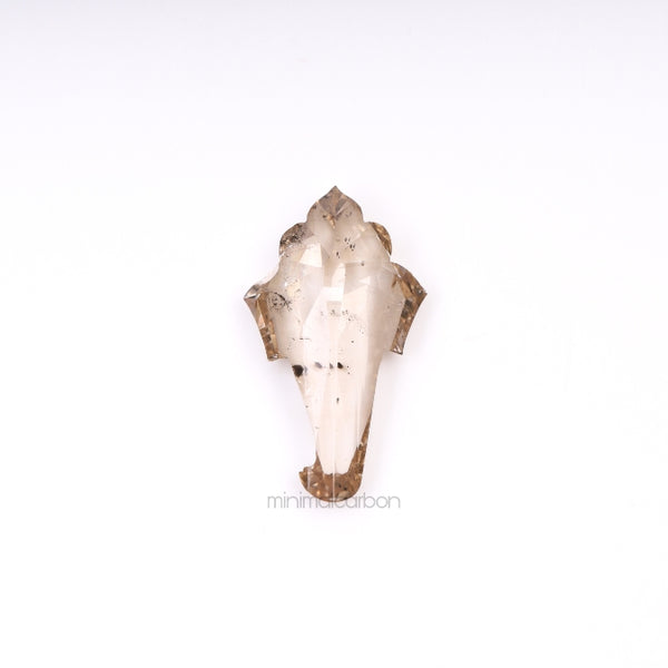 4.03 CT, 17.0 X 10.0 MM | Natural Diamond | Unique Cut Diamond - Minimal Carbon