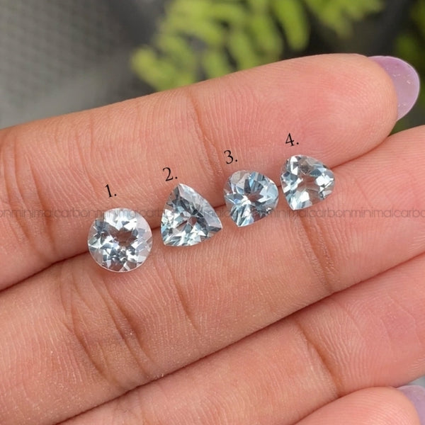 Natural Aquamarine | Sky Blue Aquamarine