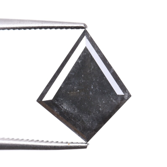 Natural Black Full Cut Kite Cut Diamond