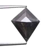 Natural Black Full Cut Kite Cut Diamond