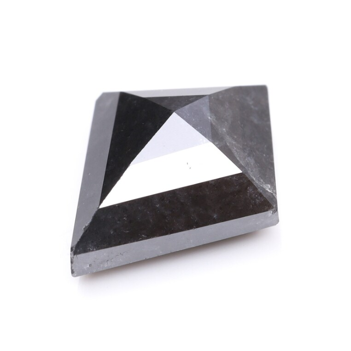 Natural Black Full Cut Kite Cut Diamond