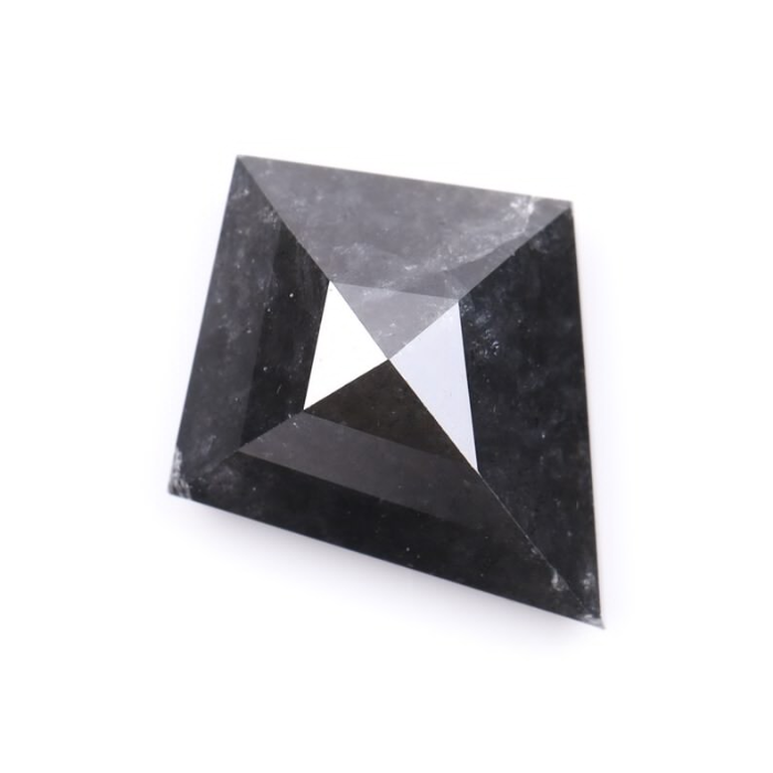 Natural Black Full Cut Kite Cut Diamond