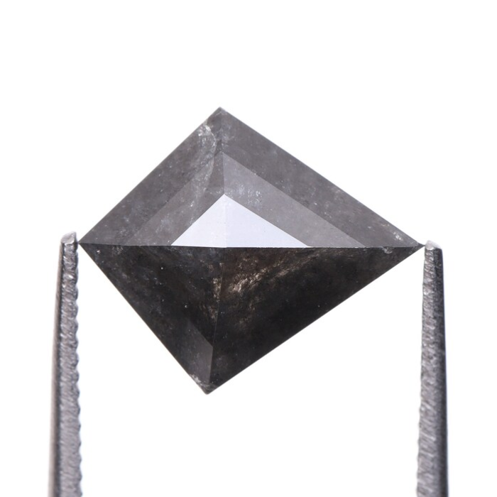 Natural Black Full Cut Kite Cut Diamond