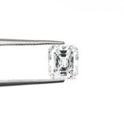 0.93 CT, 5.9 X 5.2 MM | Natural Diamond | Emerald Cut Diamond - Minimal Carbon