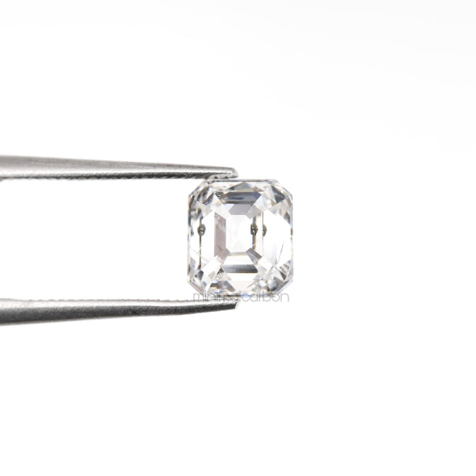 0.93 CT, 5.9 X 5.2 MM | Natural Diamond | Emerald Cut Diamond - Minimal Carbon