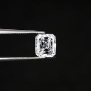 0.93 CT, 5.9 X 5.2 MM | Natural Diamond | Emerald Cut Diamond - Minimal Carbon