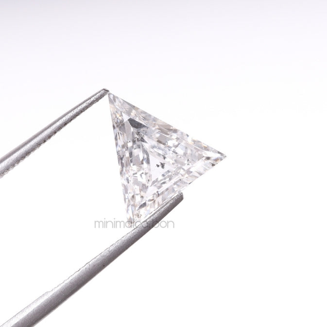 1.59 CT, 10.3 X 10.0 x 9.0 MM | Natural Diamond | Triangle Cut Diamond - Minimal Carbon