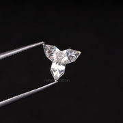 0.72 CT, 7.3 X 7.3 MM | Natural Diamond | Unique Cut Diamond - Minimal Carbon