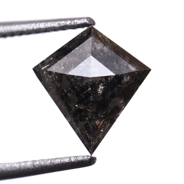 Natural Kite Cut Loose Salt and Pepper Diamond