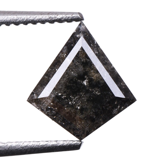 Natural Kite Cut Loose Salt and Pepper Diamond