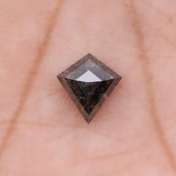 Natural Kite Cut Loose Salt and Pepper Diamond