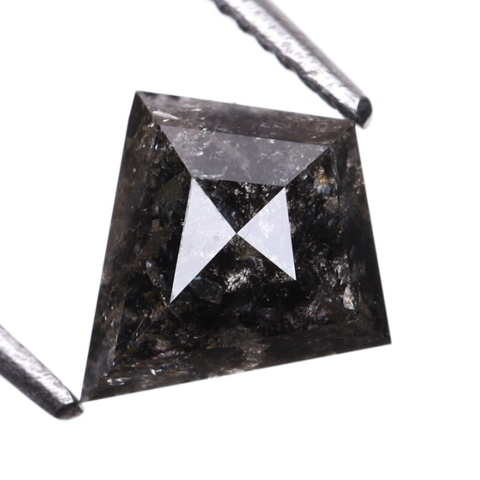 Natural Kite Cut Loose Salt and Pepper Diamond