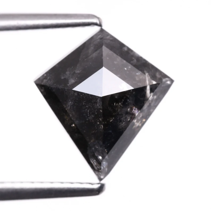 Natural Kite Cut Loose Salt and Pepper Earth Mined Diamond