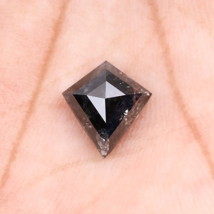 Natural Kite Cut Loose Salt and Pepper Earth Mined Diamond