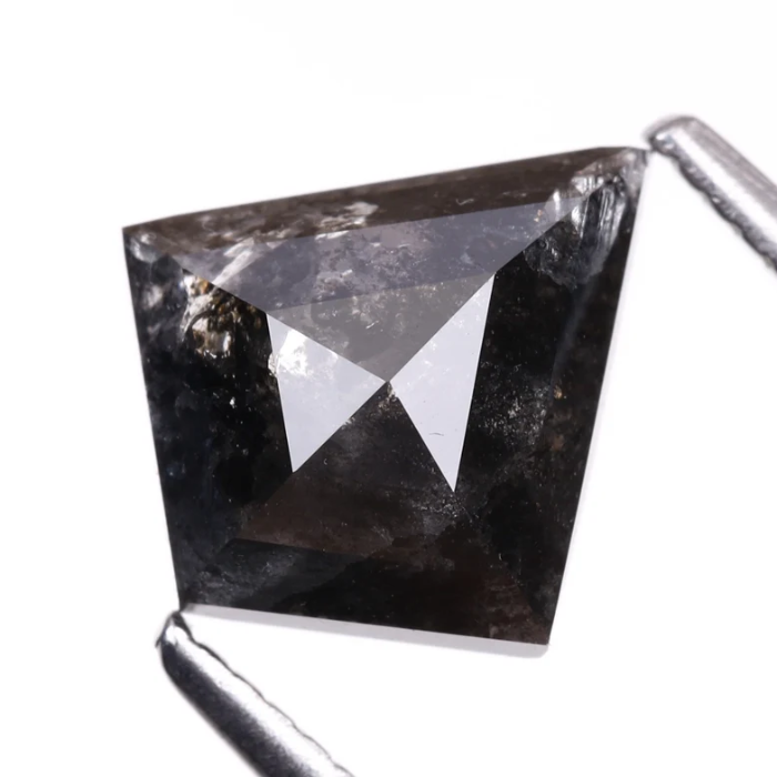 Natural Kite Cut Loose Salt and Pepper Earth Mined Diamond