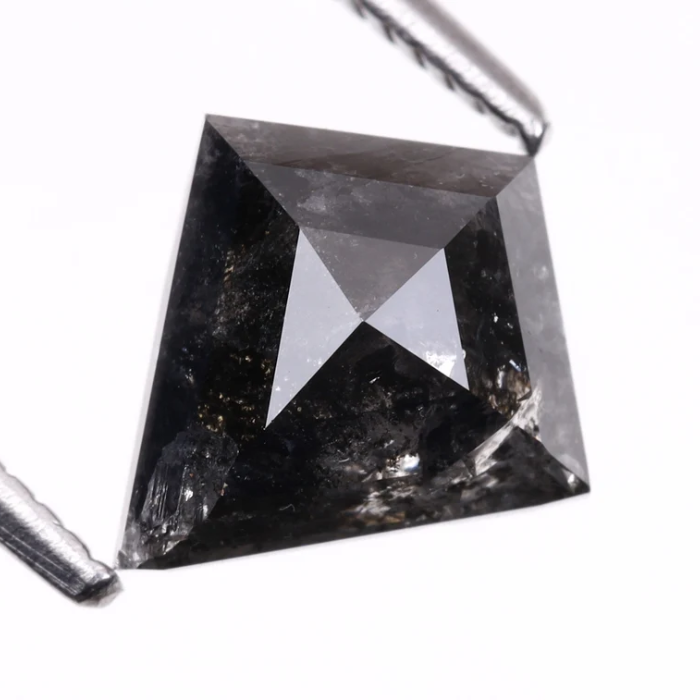 Natural Kite Cut Loose Salt and Pepper Earth Mined Diamond