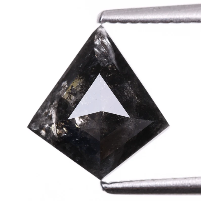 Natural Kite Cut Loose Salt and Pepper Earth Mined Diamond