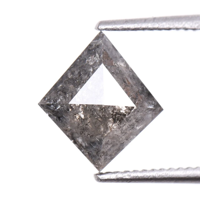 Natural Kite Cut Salt and Pepper Diamond
