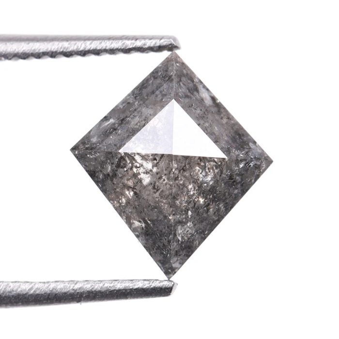 Natural Kite Cut Salt and Pepper Diamond