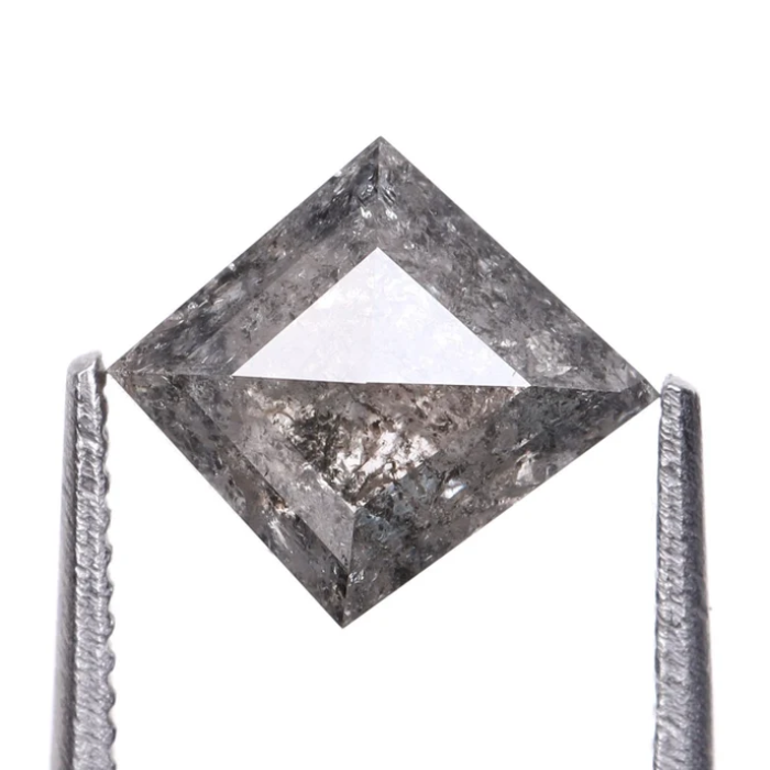 Natural Kite Cut Salt and Pepper Diamond