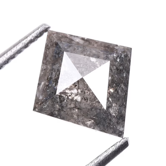 Natural Kite Cut Salt and Pepper Diamond